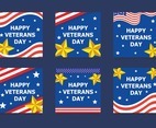 Happy Veterans Day Social Media Post Set