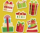 Christmas Gift Sticker Collection