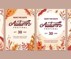 Autumn Floral Invitation Set