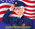 Veterans Day Celebration Concept