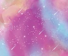 Watercolor Galaxy Background