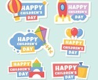 Happy Children Day Sticker