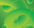Background of Green  Fluid Shape