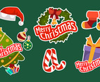Christmas Items Set Stickers