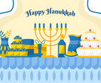 Happy Hanukkah Day Concept