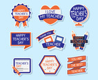 Happy Teacher Day Stickers