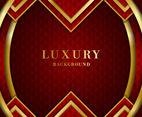 Red Background with Luxury Gold Color