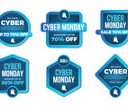 Cyber Monday Sale Badges Collection
