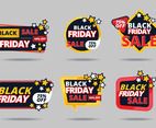 Black Friday Sale Label Badge Collection