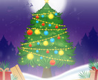 Christmas Tree with Gift Box Concept