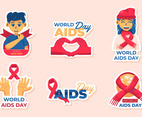 World AIDS Day Stickers