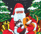 Santa Paw Poster Concept