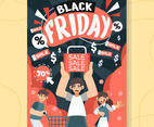 Happy of Black Friday Poster