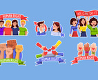 Human Rights Day Stickers