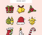 Christmas Items Icon Set