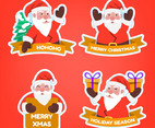 Santa Claus Christmas Sticker Collection