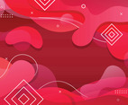 Red Abstract Concept Background