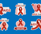 World AIDS Day Sticker Collection