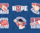 Cute World Aids Day Sticker