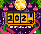 New Year Countdown to 2022 Concept