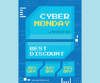 Cyber Monday Sale Promotion Poster