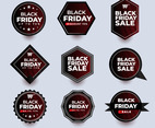 Simple Black Friday Badge Collection