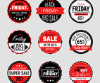 Black Friday Sale Sticker Set