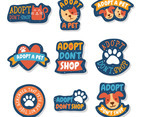 Pet Adoption Cute Doodle Sticker Set