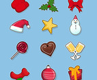 Christmas Cute Sticker Set Collection Sticker Design