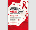 Poster Template World Aids Day
