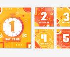 Social Media Post Countdown Template  Design