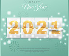 New Year Countdown Illustration