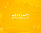Modern Background Fluid Yellow abstract shape line