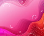 Pink Fluid Background
