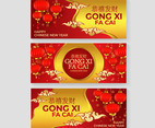 Set of Chinese New Year Banner