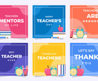 Teacher's Day Social Media Post Collection