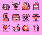 Valentines Day Icon Collections