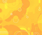 Yellow Abstract Geometric Background