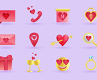 Valentines Day Icon Set