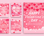 Set of Valentine's Day Card
