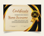 Modern and Luxury Certificate Template