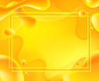 Cheerfully Yellow Bubble Background