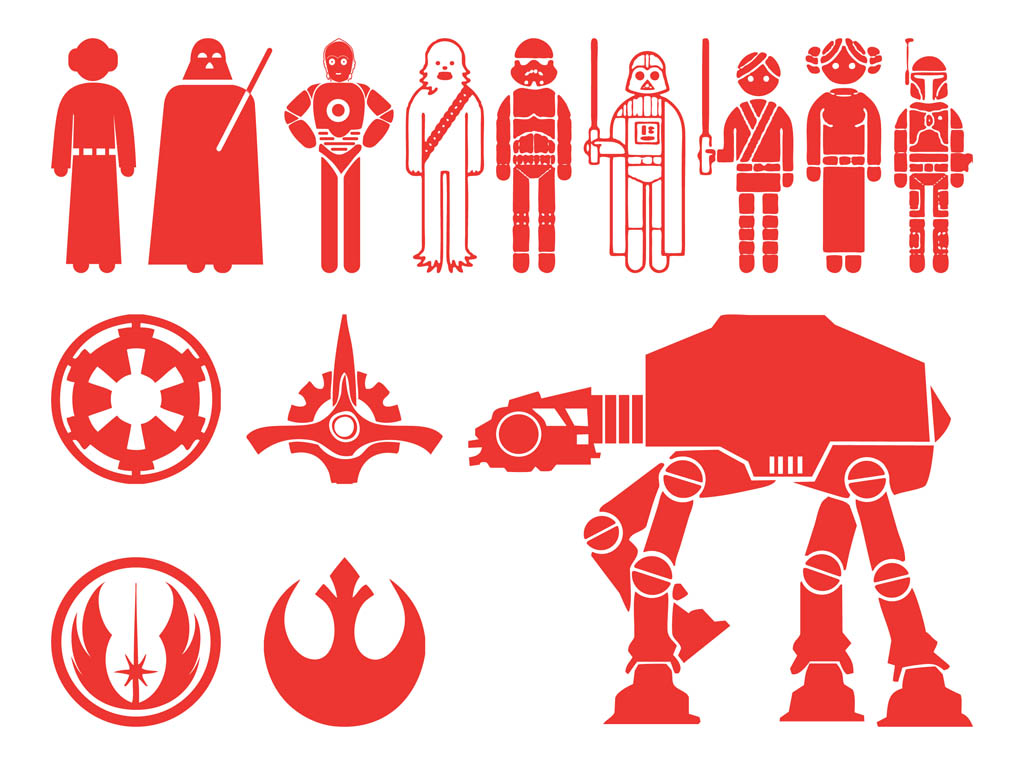 star wars vector illustration