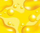 Yellow Liquid Effect Background