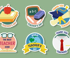 Pack of Teachers Day Sticker
