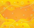 Abstract Yellow Fluit Gradient Background