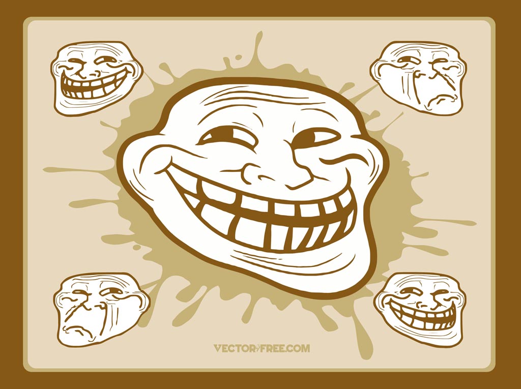 troll face Illustrations to Download for Free