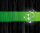 Green Floral Vector Background Vector Art & Graphics