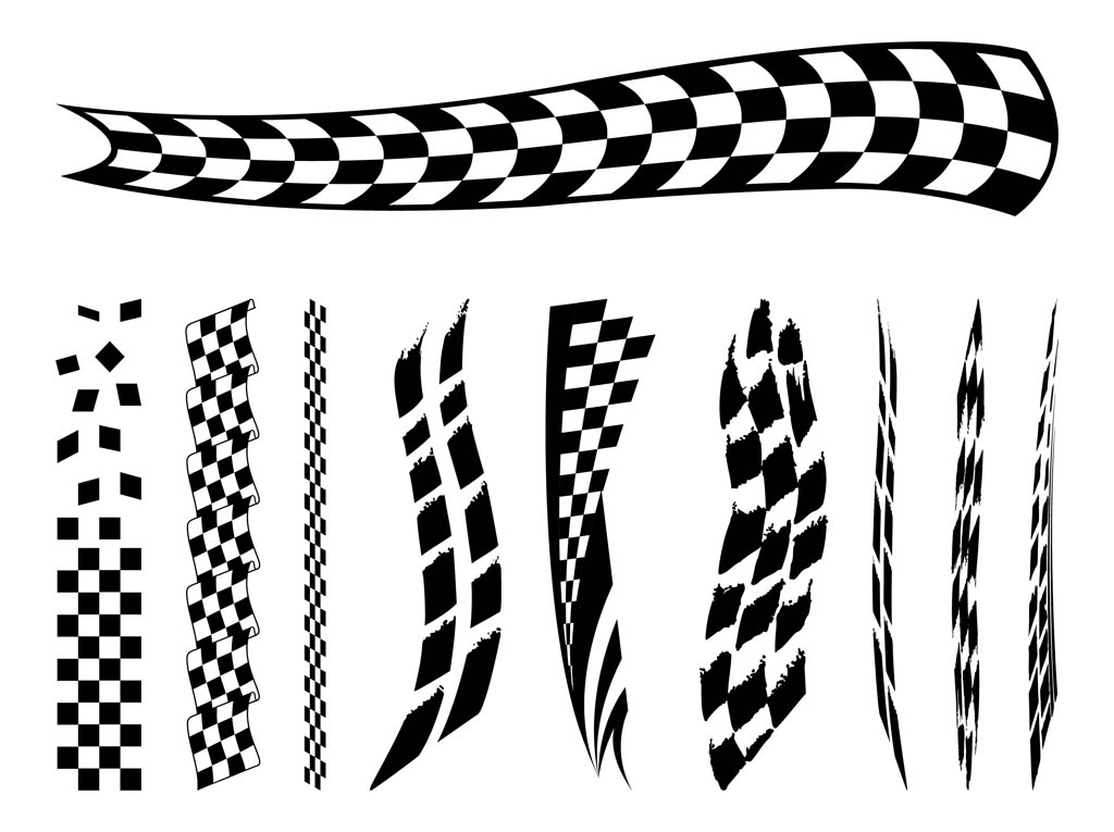 Download Racing Flags Set Vector Art & Graphics | freevector.com