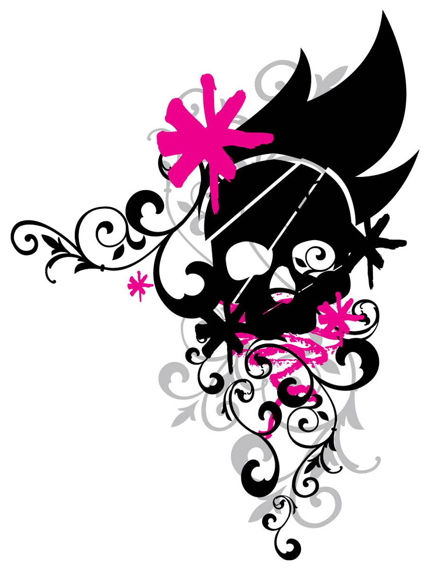 Download Flower Skull Vector Art & Graphics | freevector.com